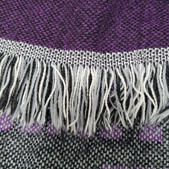 TCU Texas Christian University Purple Black Horned Frogs Throw Blanket 54x41" - Picture 9 of 9